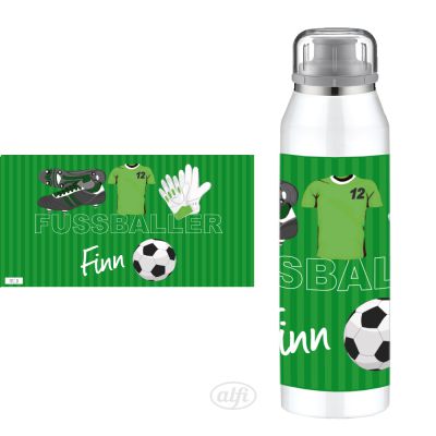 Alfi Isolierflasche Fussball grün