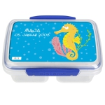 personalisierte Lunchbox für Kinder Seepferdchen