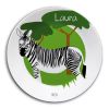 Personalisierter Expressteller Zebra