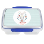 personalisierte Lunchbox Hase mit Namen