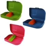 personalisierte Lunchbox 100% recycelbar Wald orange