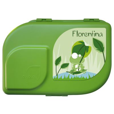 Bentobox aus Zuckerrohr Frosch