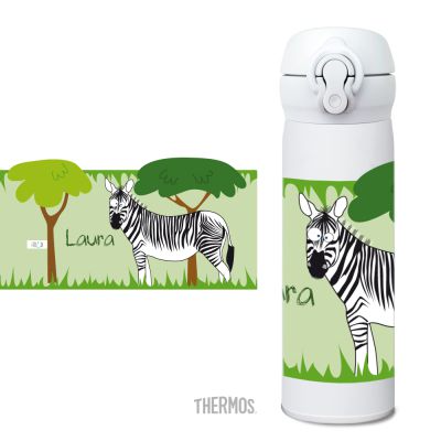 Thermos Isolierflasche Zebra