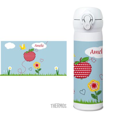 Thermos Isolierflasche Apfel