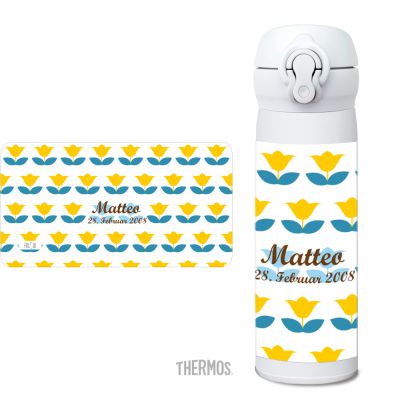 Thermos Isolierflasche Tulpen