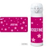 Thermos Isolierflasche Sterne pink