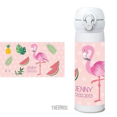 Thermos Isolierflasche Flamingo