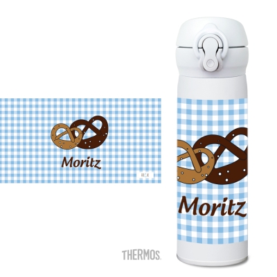 Thermos Isolierflasche Brezel