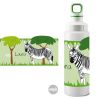 Edelstahl-Flasche light Zebra