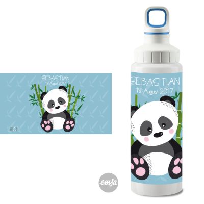 Edelstahl-Flasche light Panda