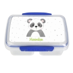 personalisierte Brotdose mit Pandajunge von Stickherz