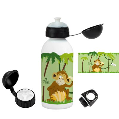 Personalisierte Flasche Affe