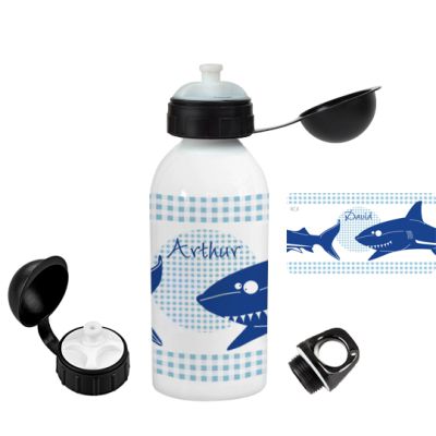 Personalisierte Flasche Hai