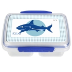 personalisierte Brotzeitdose mit Trennwand Hai
