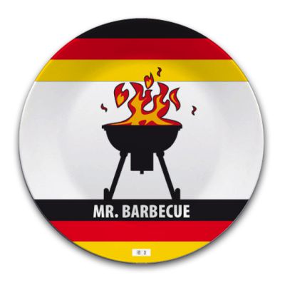 Personalisierter Teller Mr Barbecue